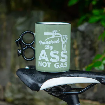 Powered By Ass Not Gas Mug 