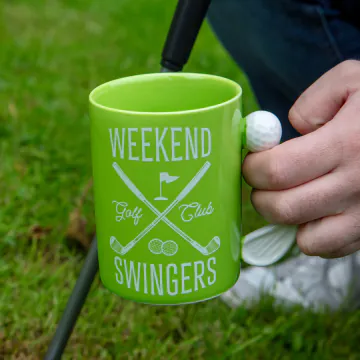 Weekend Swingers Golf Club Mug 18Oz