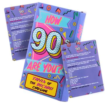 How 90s Are You? 90s Trivia Cards