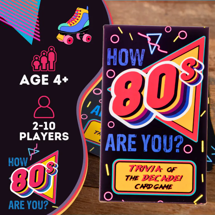 How 80s Are You? 80s Trivia Cards