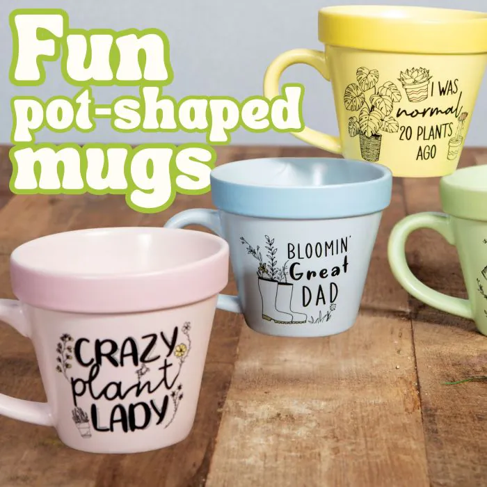 '20 Plants Ago' Plant-a-holic Plant Pot Mug
