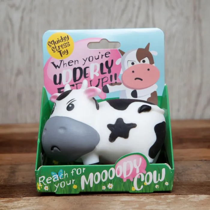 Squishy cow toy top