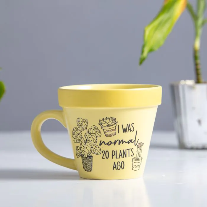 '20 Plants Ago' Plant-a-holic Plant Pot Mug