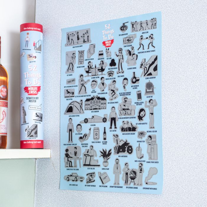 Scratch off - 52 Things To Do Midlife Crisis main product photo