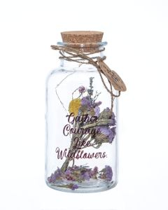 Gather Courage - Dried Flower Starlight Jar