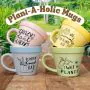'20 Plants Ago' Plant-a-holic Plant Pot Mug thumbnail