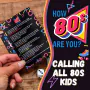 How 80s Are You? 80s Trivia Cards thumbnail